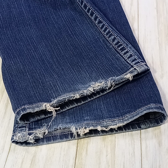 BKE Denim Culture Distressed Faded Bootcut Blue Jeans Size 29×35 - Picture 12 of 16